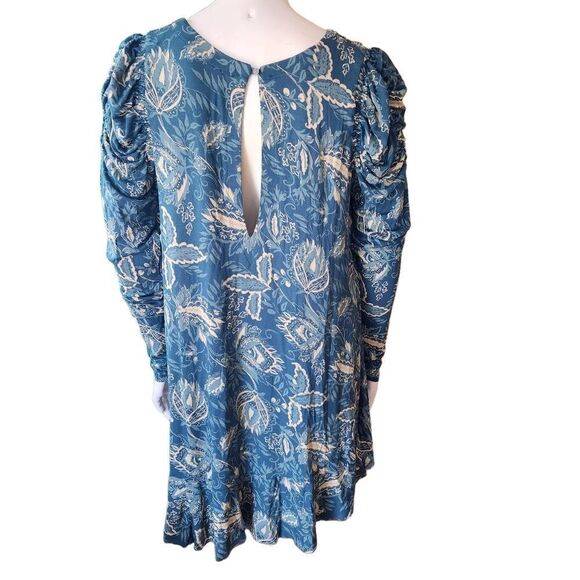NWT Free People Hello Lover Dusty Indigo Long Sleeve Tunic (S) - Picture 9 of 10